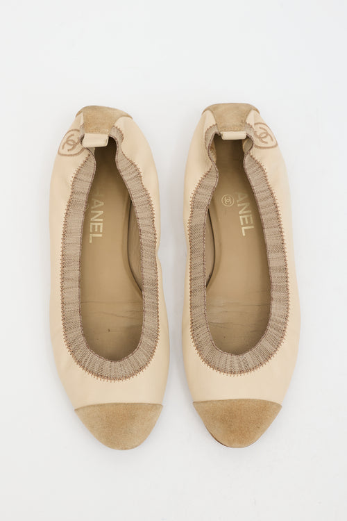 Chanel Leather CC Flat