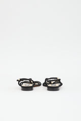 Chanel Suede Pearl CC Sandal