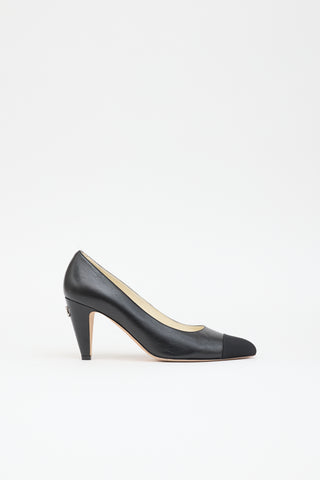 Chanel Leather CC Pump