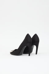 Roger Vivier Satin Trompette Pump