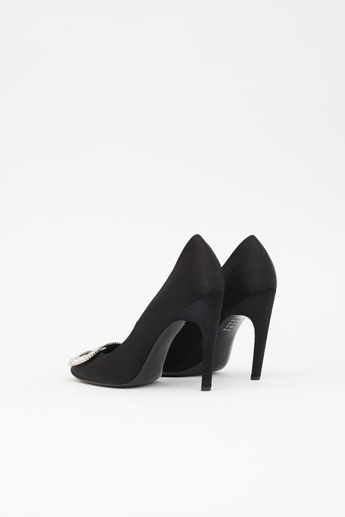 Roger Vivier Satin Trompette Pump