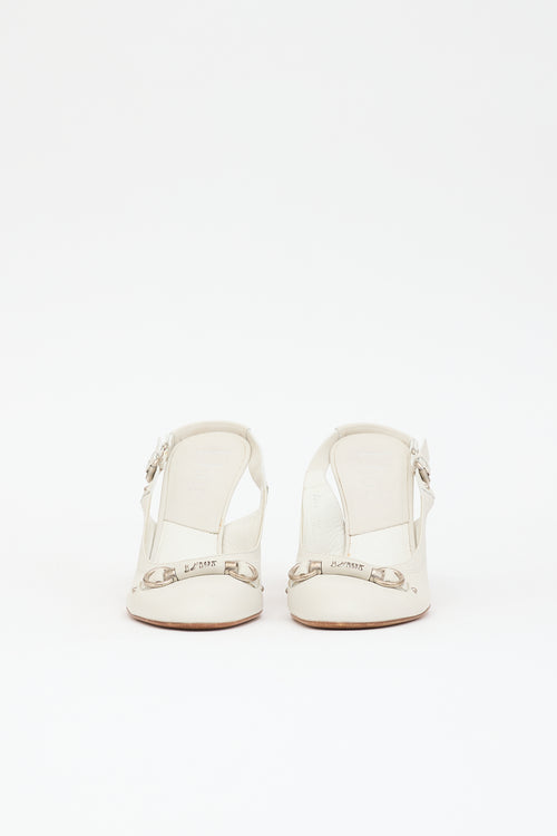 Dior Leather Slingback Pump