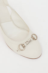 Dior Leather Slingback Pump