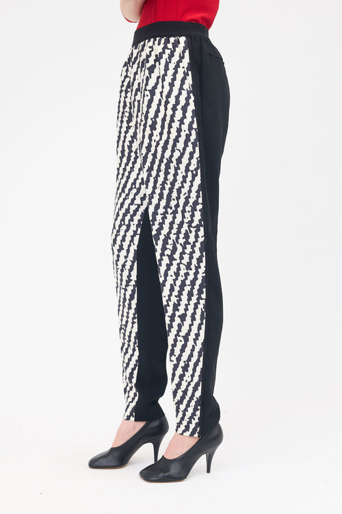 Celine Silk Printed Tapered Leg Pant