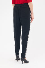 Celine Silk Printed Tapered Leg Pant