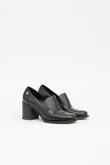 Chanel Leather CC Loafer Pump