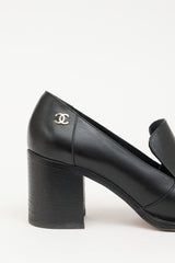 Chanel Leather CC Loafer Pump