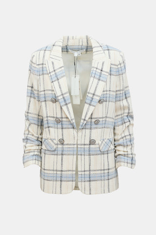 Veronica Beard Plaid Beacon Dickey Blazer