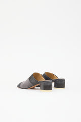 MM6 Maison Margiela Suede & Leather Patchwork Mule