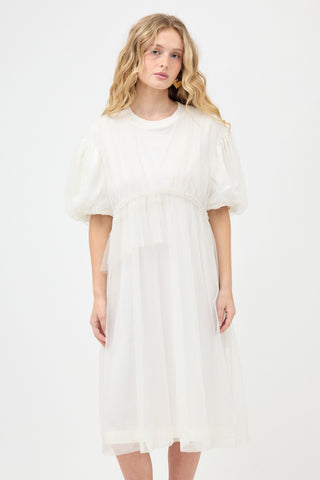 Simone Rocha Tulle Overlay Dress