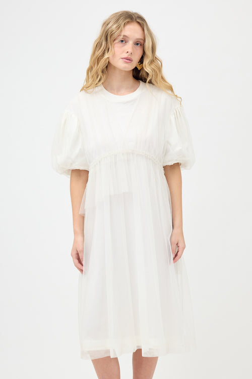 Simone Rocha Tulle Overlay Dress