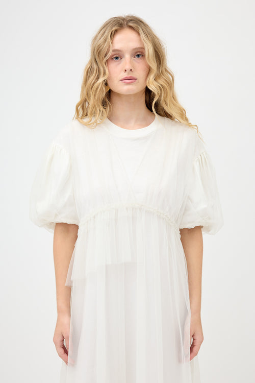 Simone Rocha Tulle Overlay Dress
