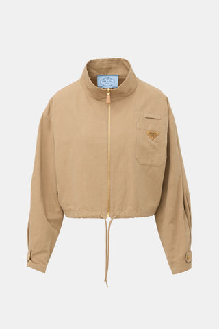 Prada 2023 Cropped Zip Jacket