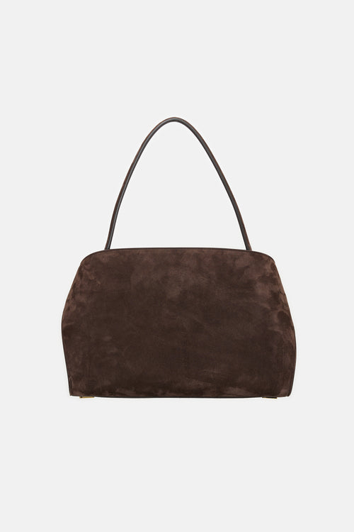 Ferragamo Suede Medium Hug Bag