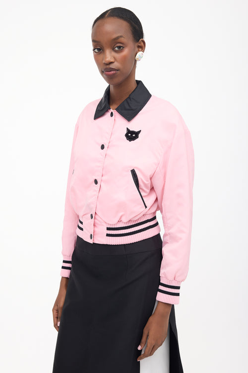 Miu Miu 2018 Embellished Stadium Jacket