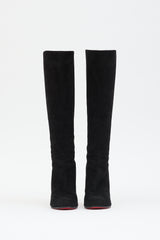 Christian Louboutin Suede Knee High Boot