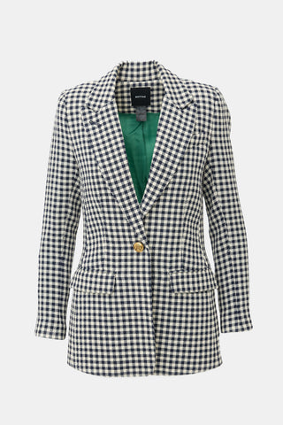 Smythe Wool Gingham Blazer