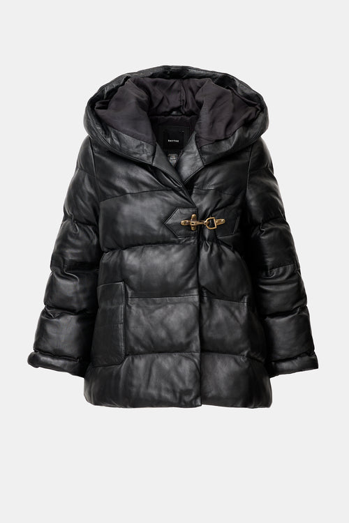 Smythe Leather Puffer Jacket