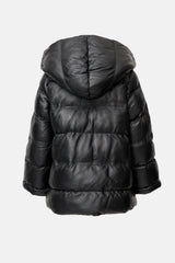 Smythe Leather Puffer Jacket