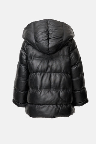Smythe Leather Puffer Jacket