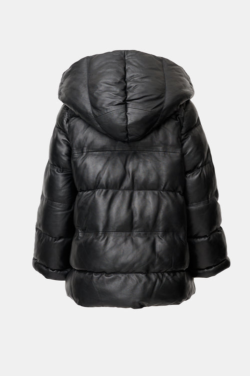 Smythe Leather Puffer Jacket