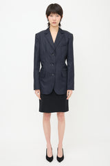 Tibi Nylon Drawstring Blazer