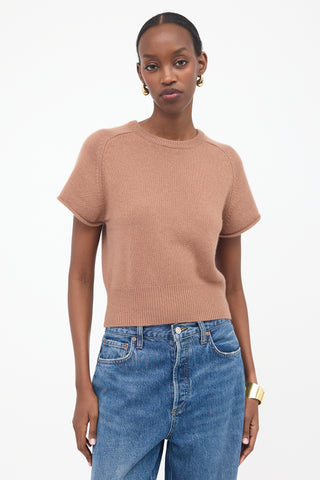 Sablyn Cashmere Short Sleeve Sweater