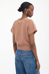 Sablyn Cashmere Short Sleeve Sweater