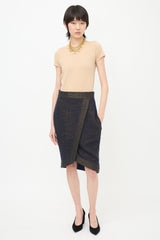 Chanel Wool & Metallic Tweed Skirt