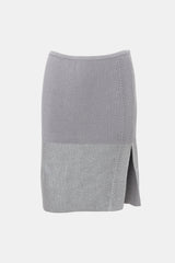 Missoni Wool & Metallic Ribbed Knit Skirt