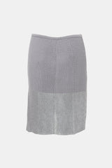 Missoni Wool & Metallic Ribbed Knit Skirt