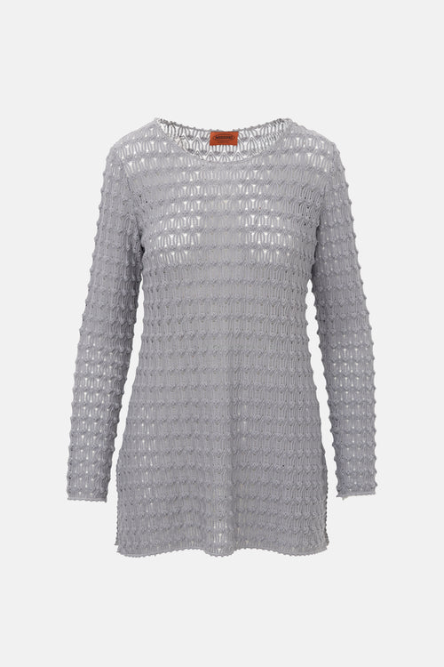 Missoni Wool Popcorn Pointelle Sweater