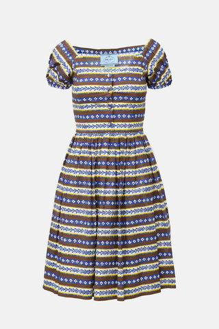 Prada 2011 Printed Poplin Dress