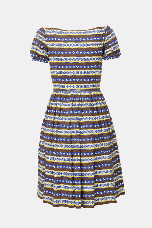 Prada 2011 Printed Poplin Dress