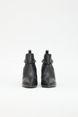 Valentino Leather Rockstud Chelsea Boot