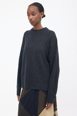 Yacaia Merino Wool & Cashmere Boxy Sweater