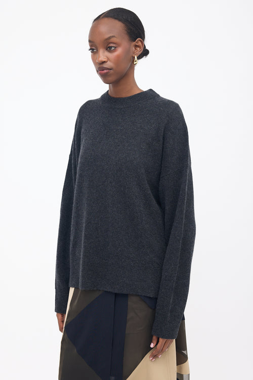 Yacaia Merino Wool & Cashmere Boxy Sweater