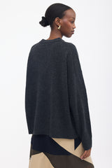 Yacaia Merino Wool & Cashmere Boxy Sweater