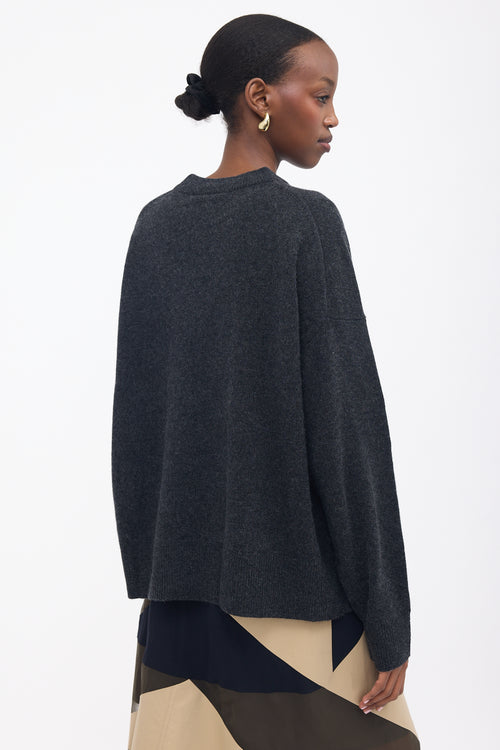 Yacaia Merino Wool & Cashmere Boxy Sweater