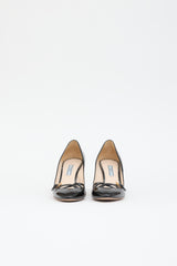 Prada Patent Cutout Pump