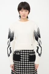 Chanel Cashmere & Silk Cropped Sweater