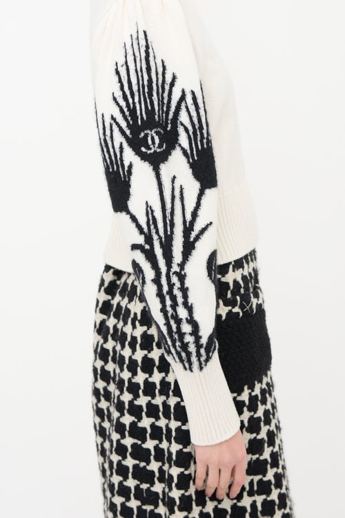 Chanel Cashmere & Silk Cropped Sweater