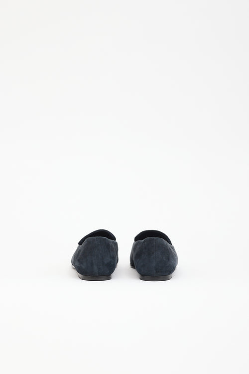The Row Suede Minimal Loafer