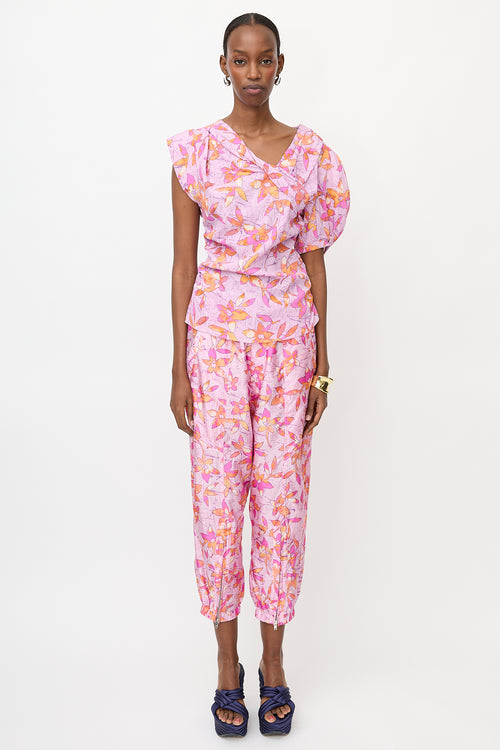 Isabel Marant Crepe Printed Madinea Blouse