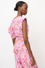 Isabel Marant Crepe Printed Madinea Blouse