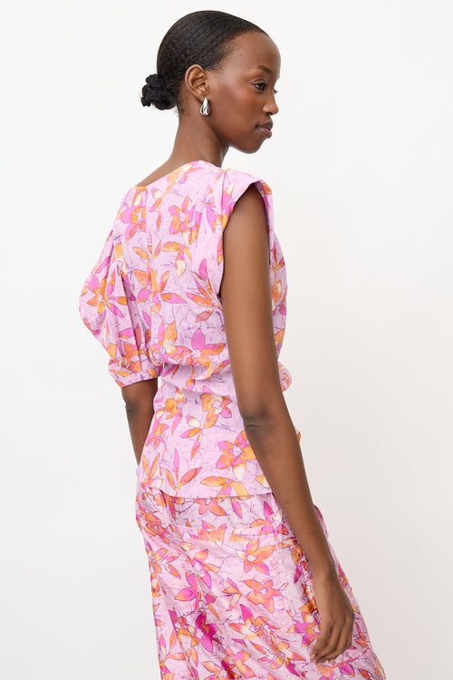 Isabel Marant Crepe Printed Madinea Blouse