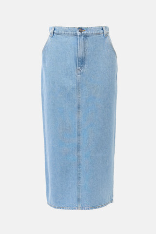 Magda Butrym Denim Midi Skirt