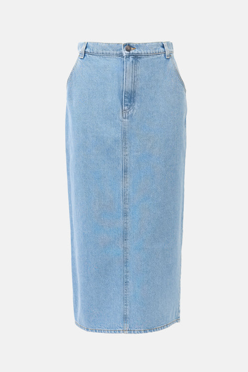 Magda Butrym Denim Midi Skirt