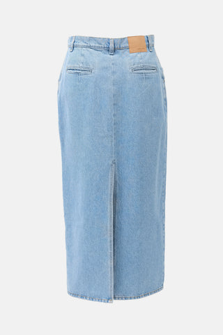 Magda Butrym Denim Midi Skirt