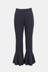 Rosie Assoulin Pinstripe Flared Leg Pant
